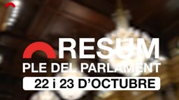 Resum de Plens - Resum del Ple del 22 i 23 d'octubre de 2025