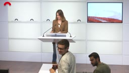 Conferncies de premsa - Conferncia de premsa de la presidenta del grup de Comuns, Jssica [...]