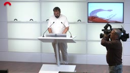 Confer�ncies de premsa - Confer�ncia de premsa del portaveu del grup de la CUP-DT, Dani [...]