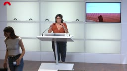 Confer�ncies de premsa - Confer�ncia de premsa de la presidenta del grup de la CUP-DT, Pilar [...]