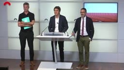 Confer�ncies de premsa - Confer�ncia de premsa del grup de Junts amb membres del grup [...]