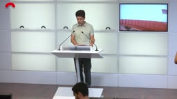 Confer�ncies de premsa - Confer�ncia de premsa del portaveu del grup dels Comuns, David Cid, [...]