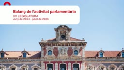 Reportatges i altres continguts - Balan� de l'activitat parlament�ria
